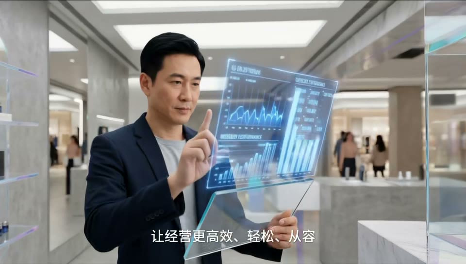 企业宣传片中的智能商业场景