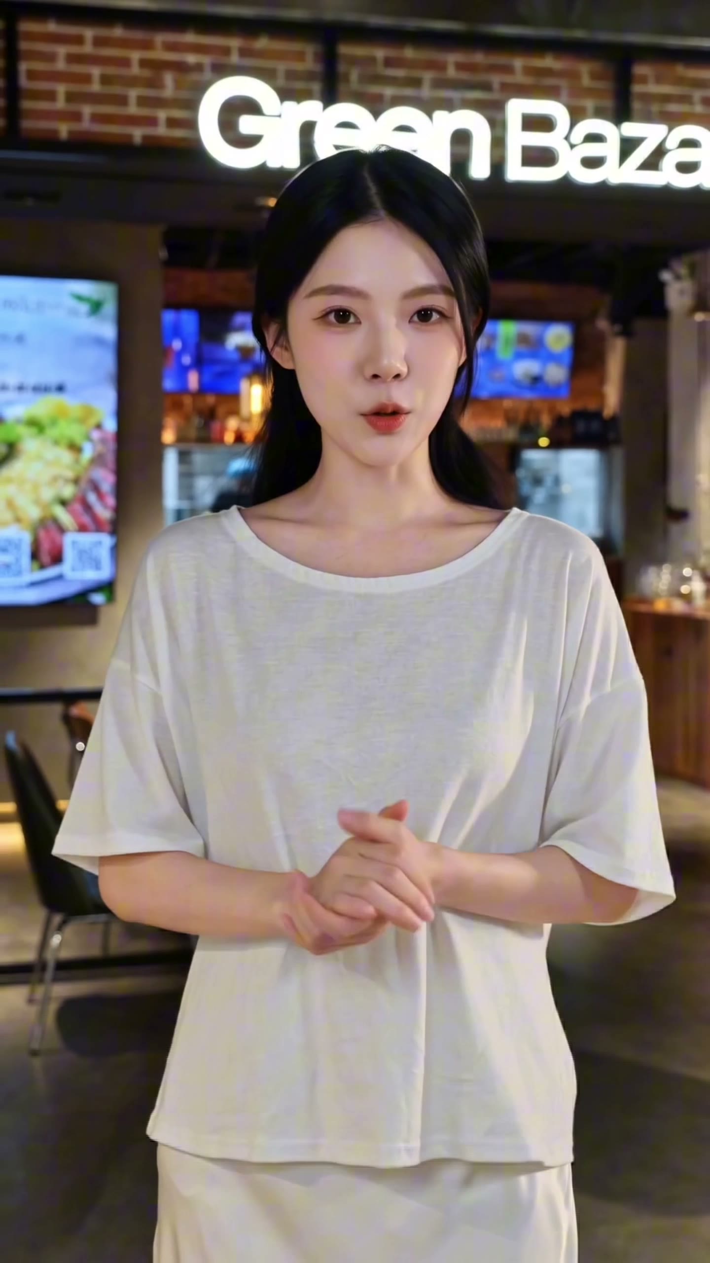 拉卡拉商户 AI 工具竖屏演示